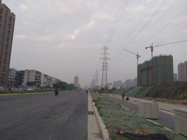 金水路西延(西站路)高壓輸電線(xiàn)路架空入地一期建設工程順利完工